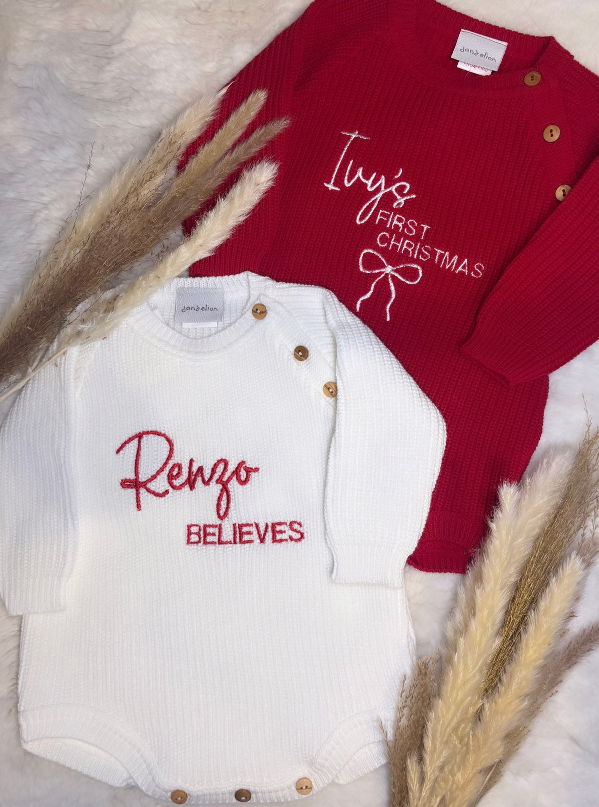 Christmas Knitted Romper