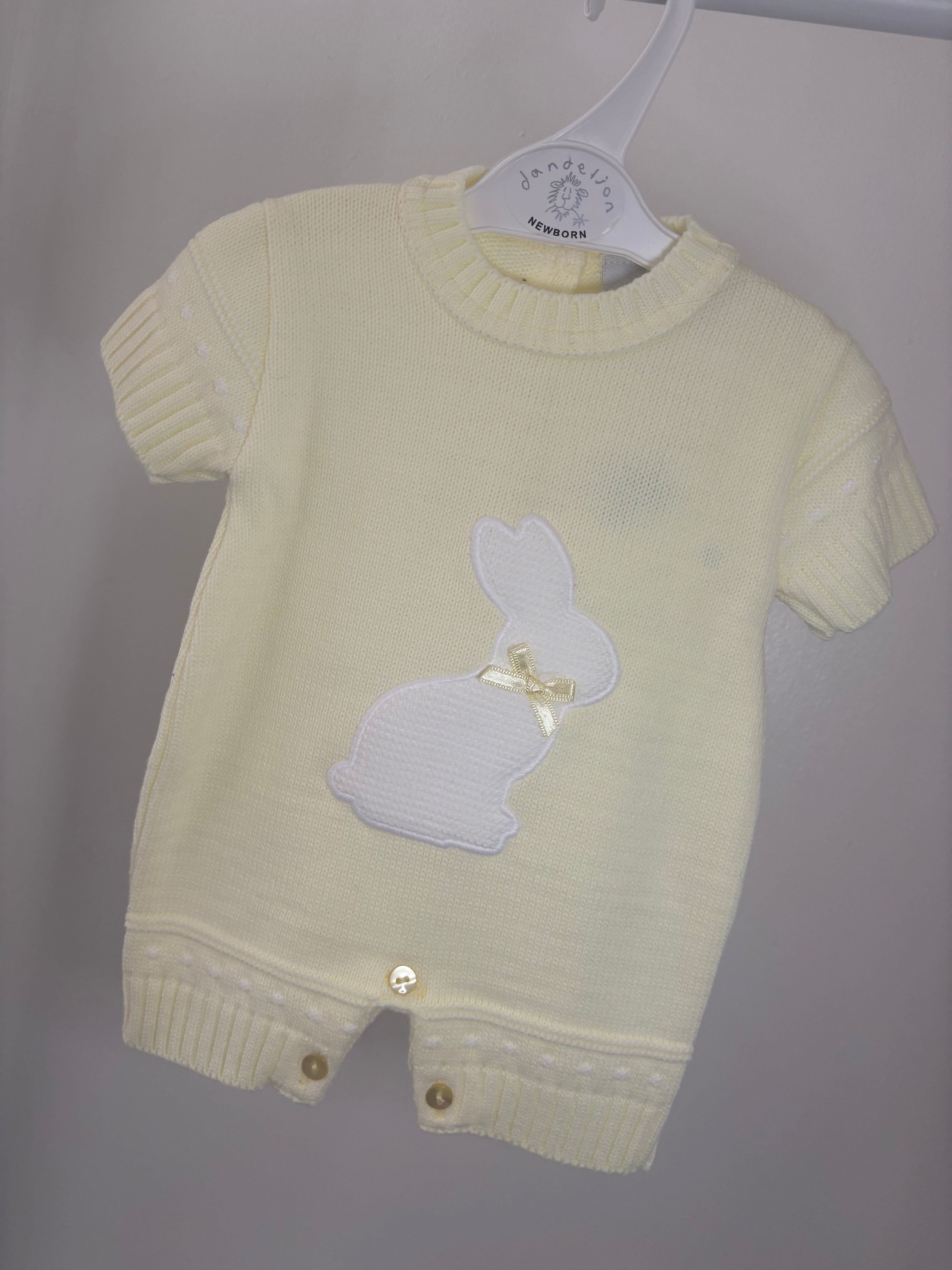 Bunny Knitted Romper