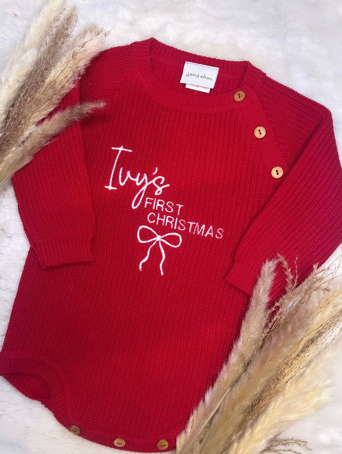 Christmas Knitted Romper