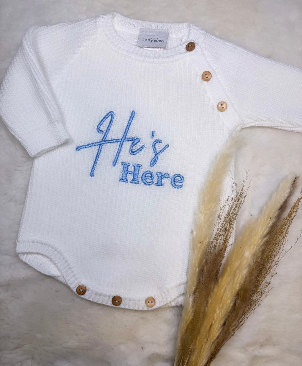 Personalised Knitted Romper