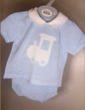 Train Knitted Jam Pants Set