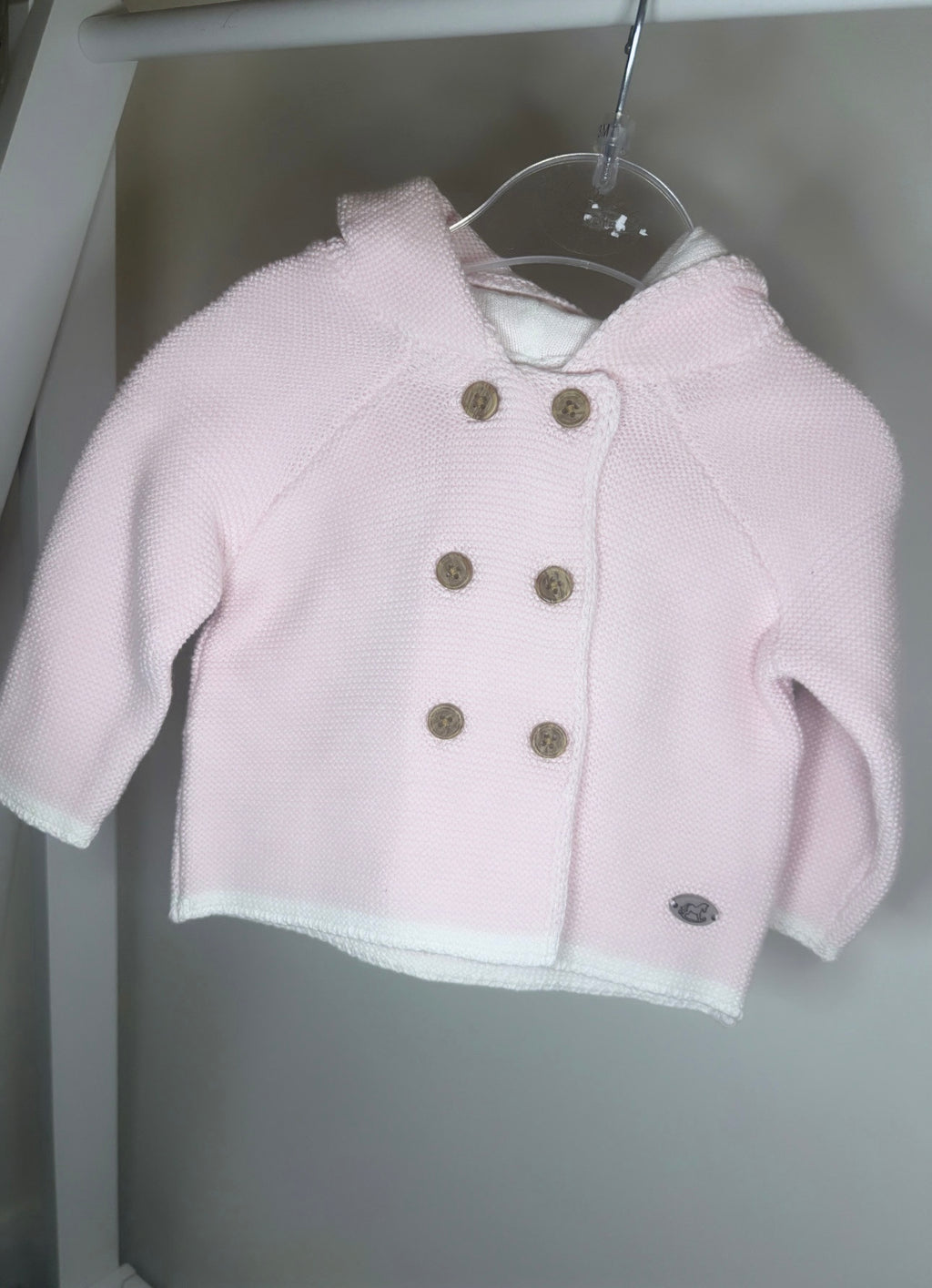 Pink Knitted Cardigan