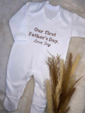 Our First Father’s Day Babygrow